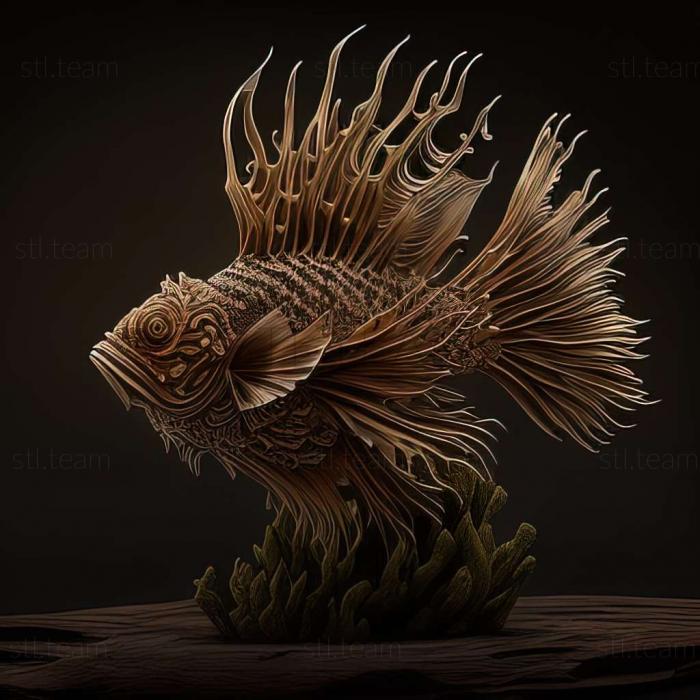 3D модель Голландська левоголова риба (STL)